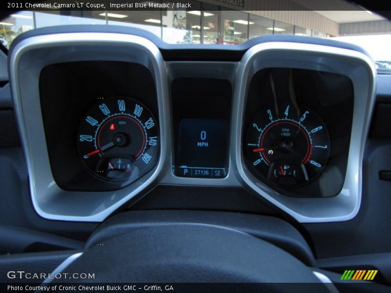 Imperial Blue Metallic / Black 2011 Chevrolet Camaro LT Coupe
