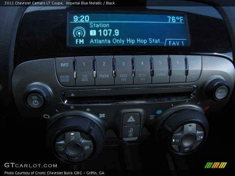 Imperial Blue Metallic / Black 2011 Chevrolet Camaro LT Coupe