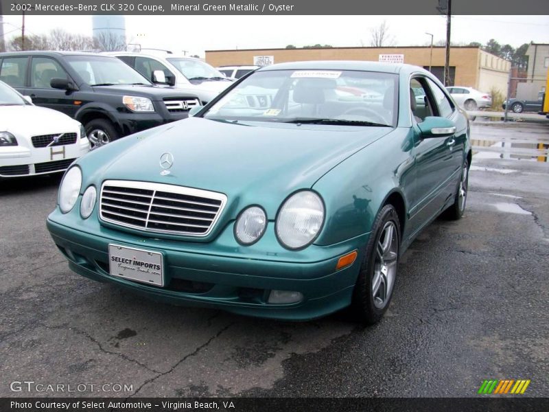 Mineral Green Metallic / Oyster 2002 Mercedes-Benz CLK 320 Coupe