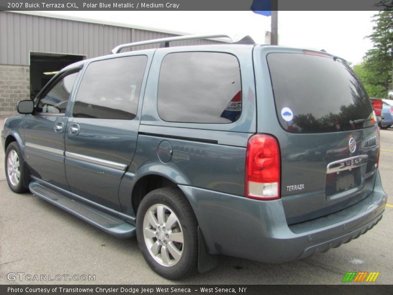 Polar Blue Metallic / Medium Gray 2007 Buick Terraza CXL