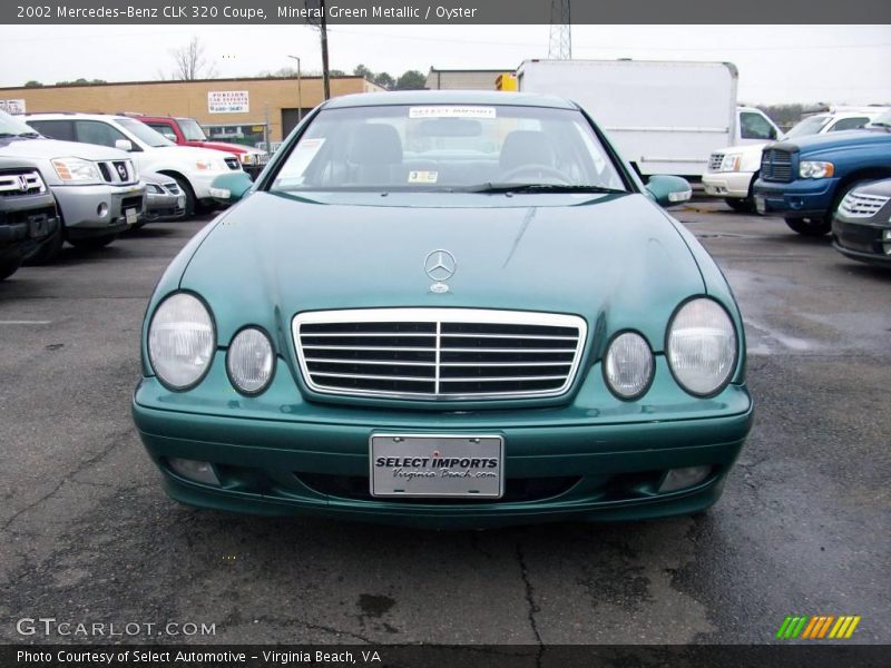 Mineral Green Metallic / Oyster 2002 Mercedes-Benz CLK 320 Coupe