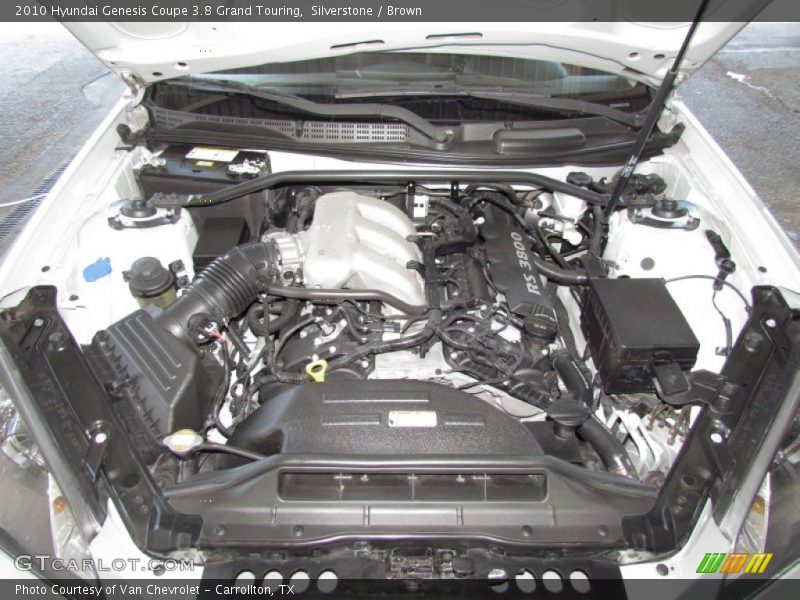 Silverstone / Brown 2010 Hyundai Genesis Coupe 3.8 Grand Touring