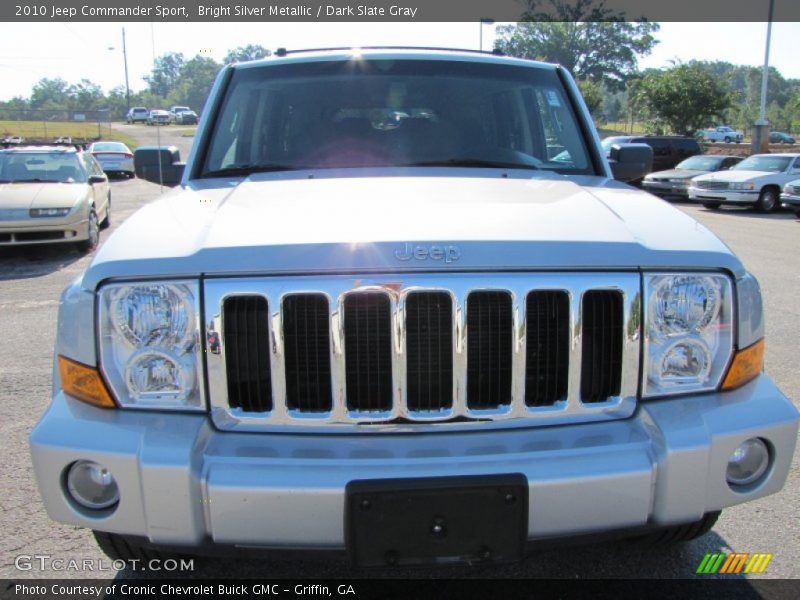 Bright Silver Metallic / Dark Slate Gray 2010 Jeep Commander Sport