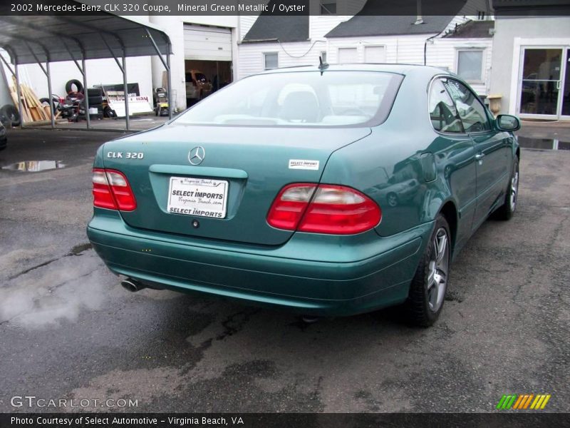Mineral Green Metallic / Oyster 2002 Mercedes-Benz CLK 320 Coupe