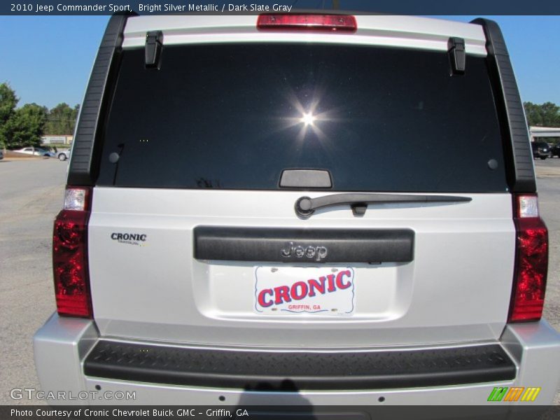 Bright Silver Metallic / Dark Slate Gray 2010 Jeep Commander Sport
