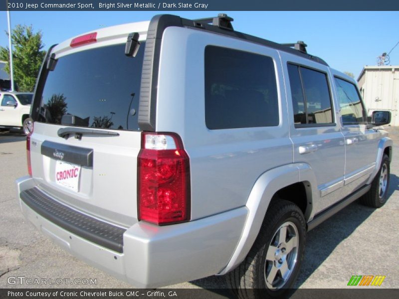Bright Silver Metallic / Dark Slate Gray 2010 Jeep Commander Sport