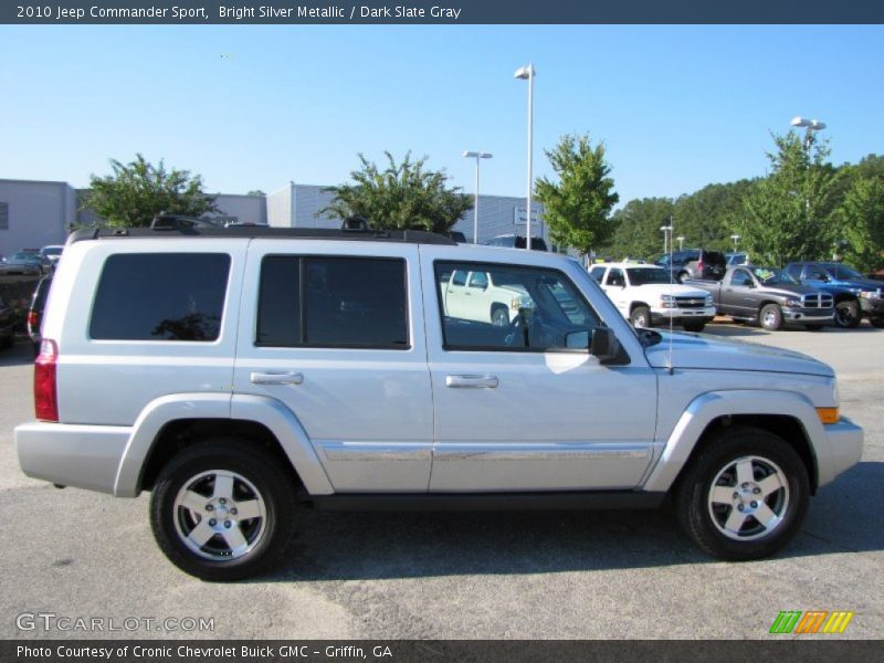 Bright Silver Metallic / Dark Slate Gray 2010 Jeep Commander Sport