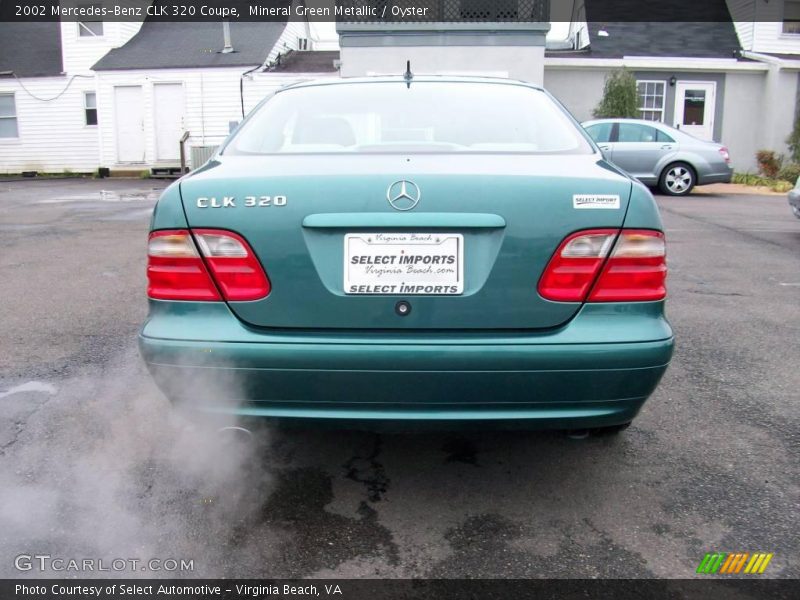 Mineral Green Metallic / Oyster 2002 Mercedes-Benz CLK 320 Coupe