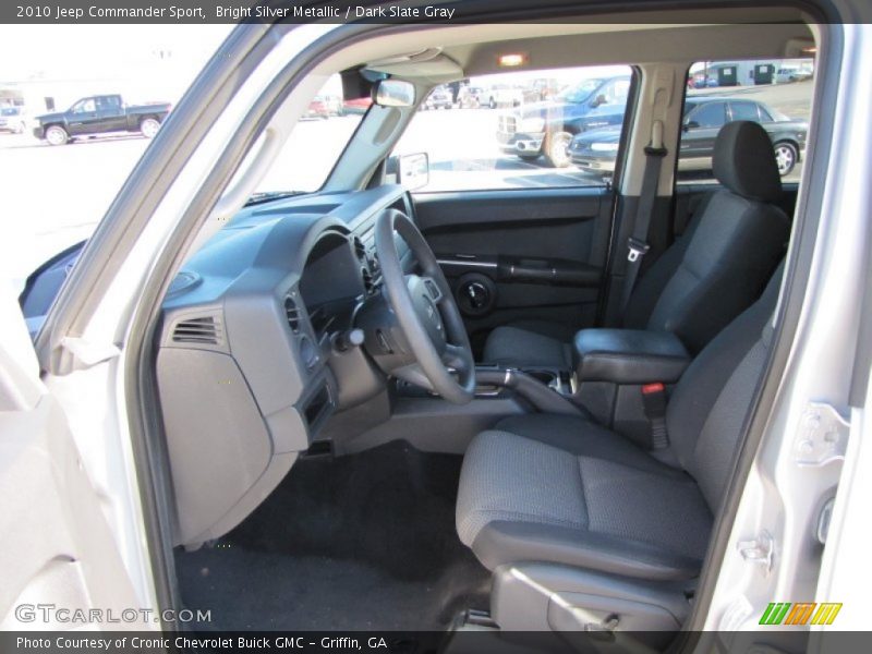Bright Silver Metallic / Dark Slate Gray 2010 Jeep Commander Sport