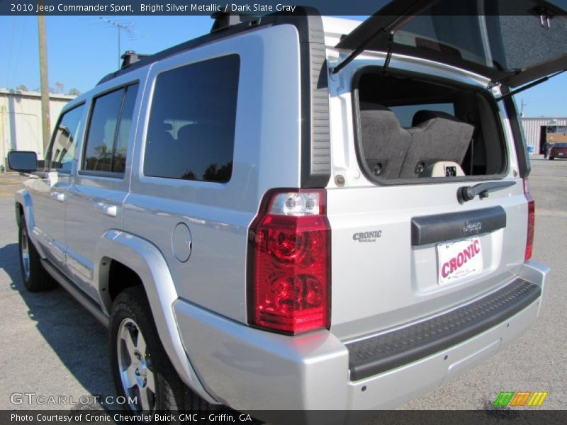 Bright Silver Metallic / Dark Slate Gray 2010 Jeep Commander Sport
