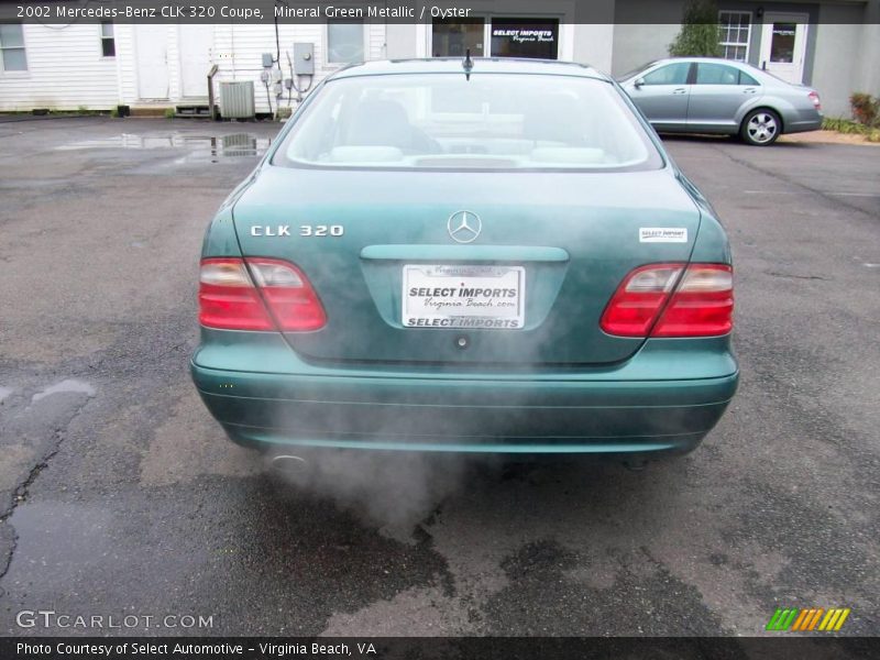 Mineral Green Metallic / Oyster 2002 Mercedes-Benz CLK 320 Coupe
