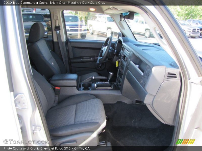 Bright Silver Metallic / Dark Slate Gray 2010 Jeep Commander Sport