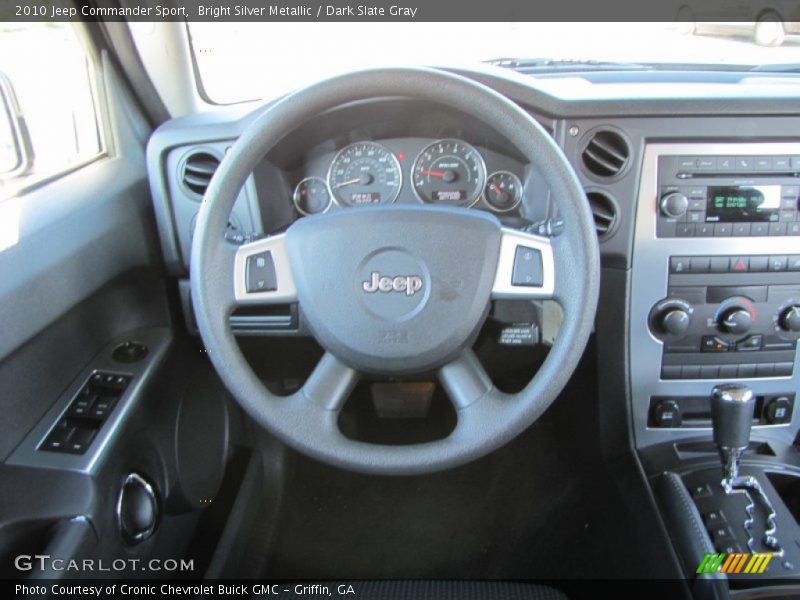 Bright Silver Metallic / Dark Slate Gray 2010 Jeep Commander Sport
