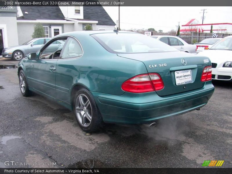 Mineral Green Metallic / Oyster 2002 Mercedes-Benz CLK 320 Coupe