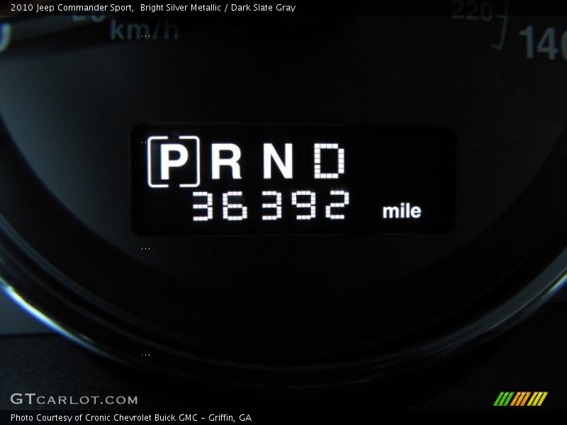 Bright Silver Metallic / Dark Slate Gray 2010 Jeep Commander Sport