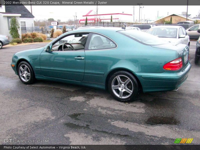 Mineral Green Metallic / Oyster 2002 Mercedes-Benz CLK 320 Coupe