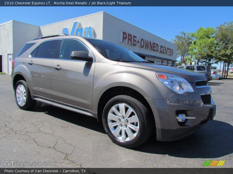Mocha Steel Metallic / Jet Black/Light Titanium 2010 Chevrolet Equinox LT