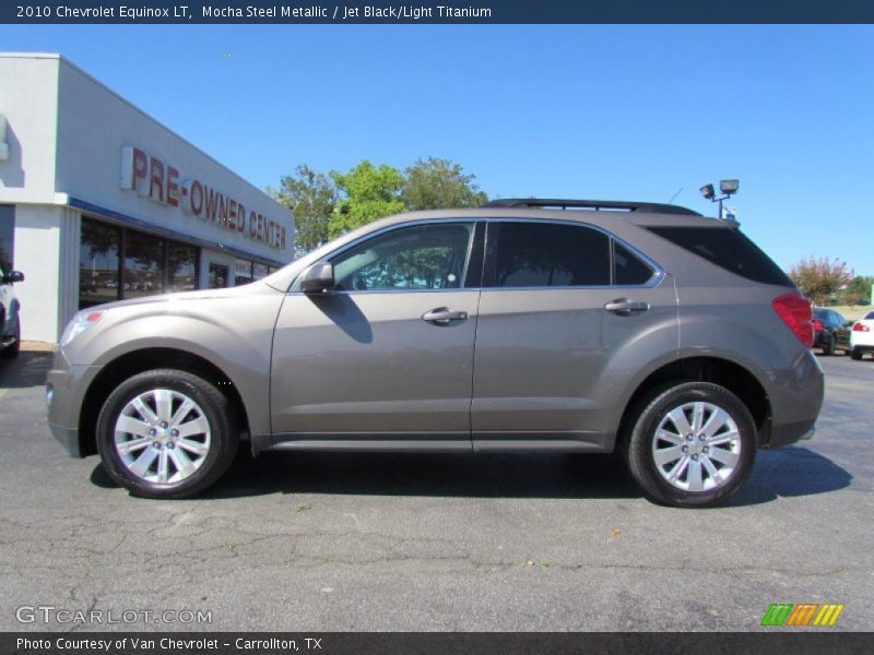 Mocha Steel Metallic / Jet Black/Light Titanium 2010 Chevrolet Equinox LT