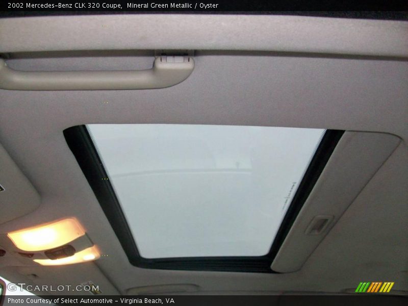 Mineral Green Metallic / Oyster 2002 Mercedes-Benz CLK 320 Coupe