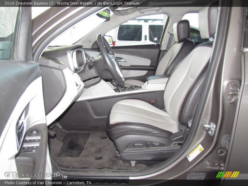  2010 Equinox LT Jet Black/Light Titanium Interior