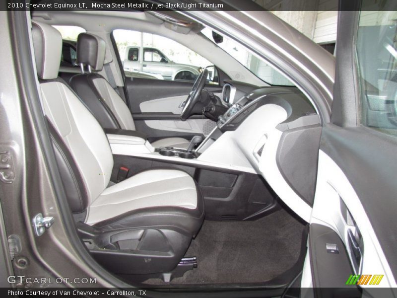  2010 Equinox LT Jet Black/Light Titanium Interior