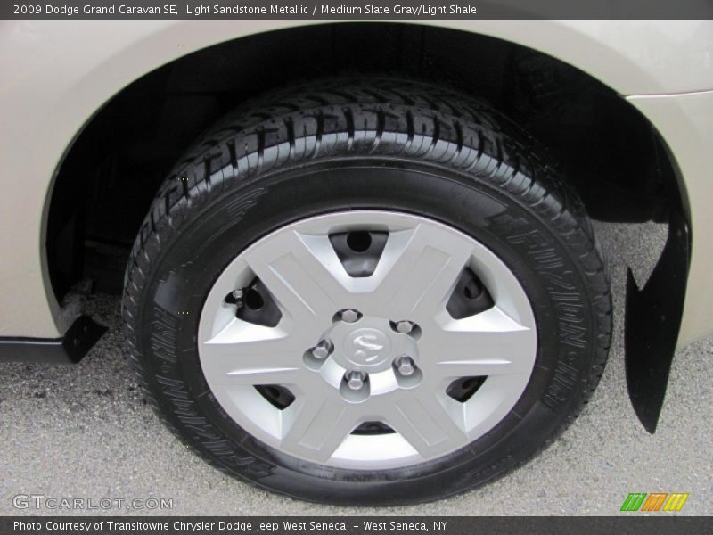 Light Sandstone Metallic / Medium Slate Gray/Light Shale 2009 Dodge Grand Caravan SE
