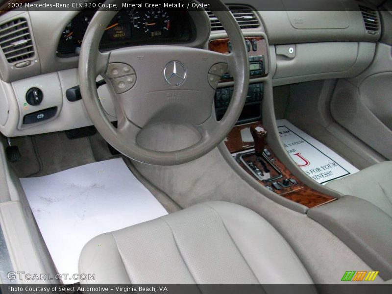 Mineral Green Metallic / Oyster 2002 Mercedes-Benz CLK 320 Coupe