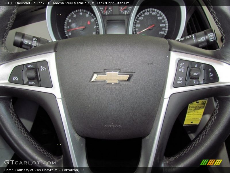 Mocha Steel Metallic / Jet Black/Light Titanium 2010 Chevrolet Equinox LT