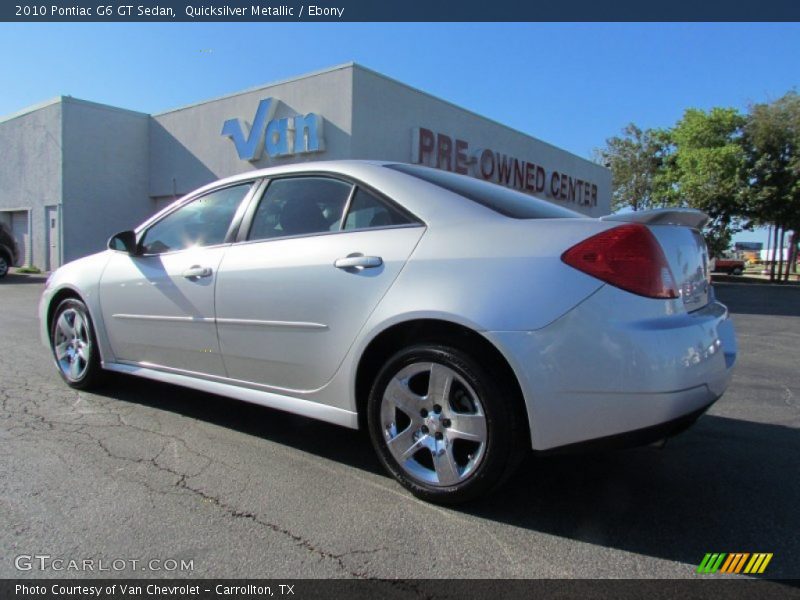 Quicksilver Metallic / Ebony 2010 Pontiac G6 GT Sedan