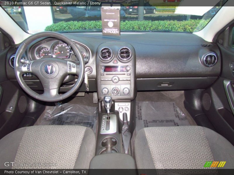 Quicksilver Metallic / Ebony 2010 Pontiac G6 GT Sedan