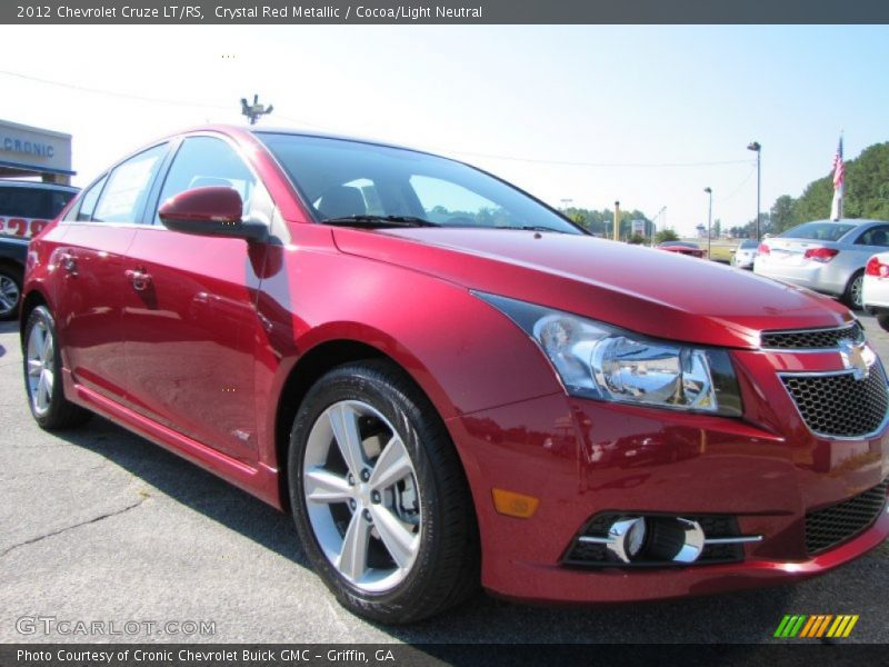 Crystal Red Metallic / Cocoa/Light Neutral 2012 Chevrolet Cruze LT/RS