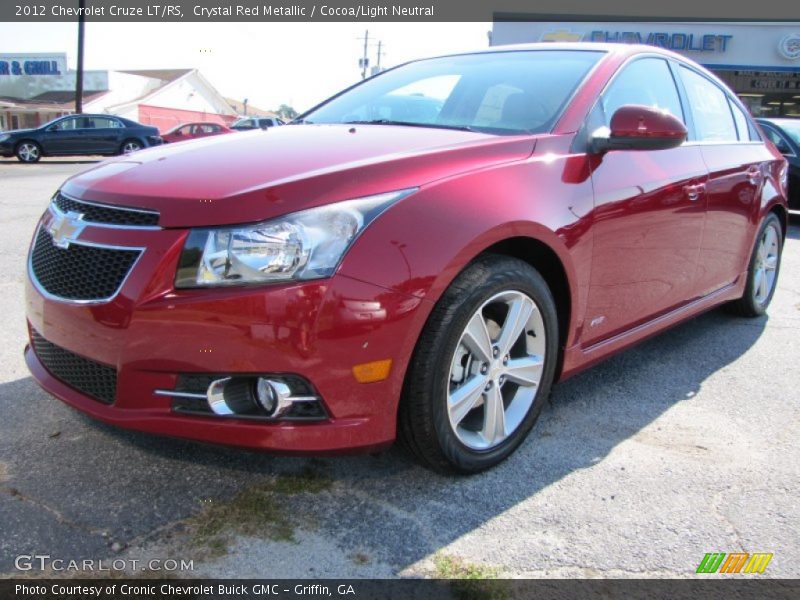 Crystal Red Metallic / Cocoa/Light Neutral 2012 Chevrolet Cruze LT/RS