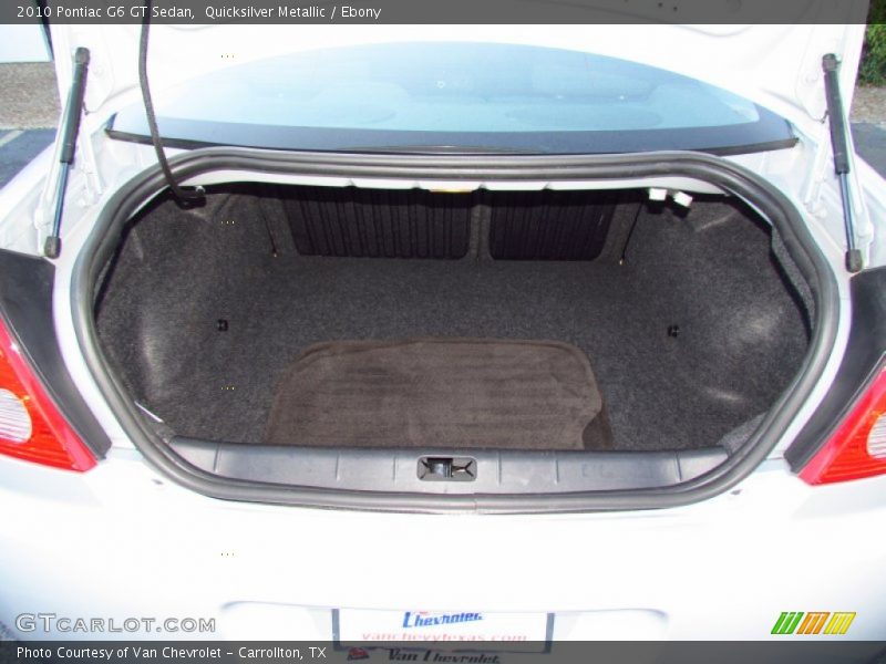 Quicksilver Metallic / Ebony 2010 Pontiac G6 GT Sedan