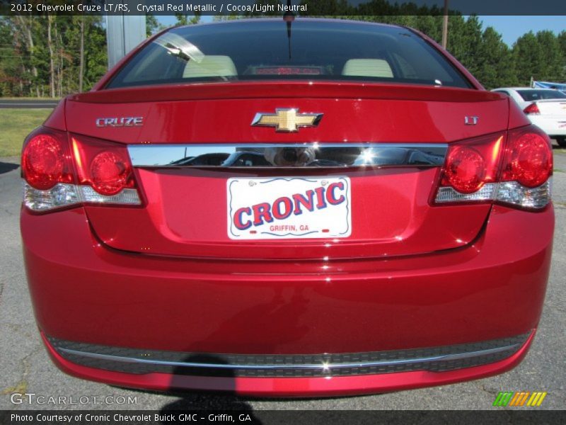 Crystal Red Metallic / Cocoa/Light Neutral 2012 Chevrolet Cruze LT/RS