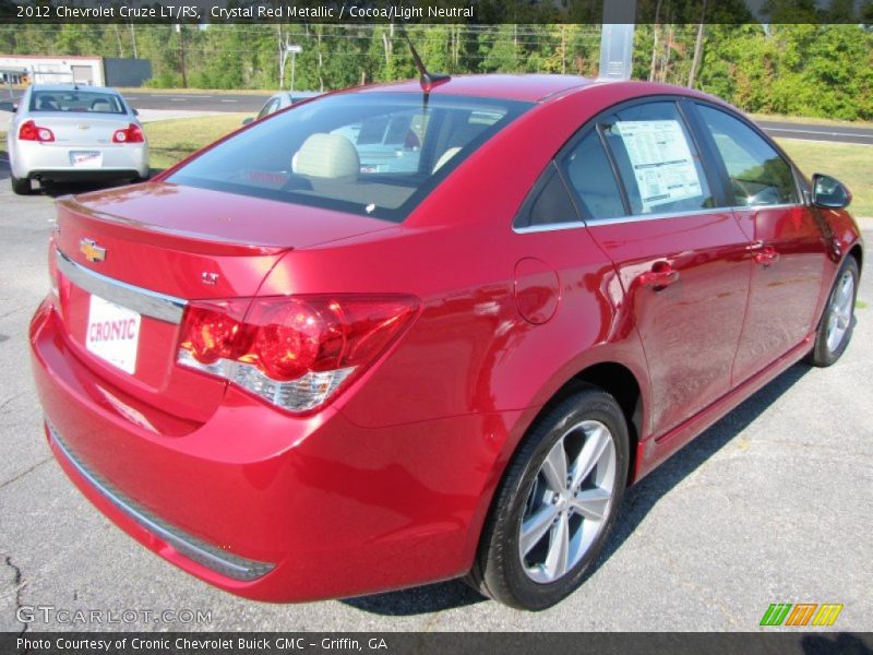 Crystal Red Metallic / Cocoa/Light Neutral 2012 Chevrolet Cruze LT/RS