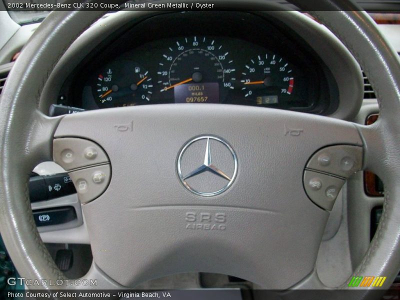 Mineral Green Metallic / Oyster 2002 Mercedes-Benz CLK 320 Coupe