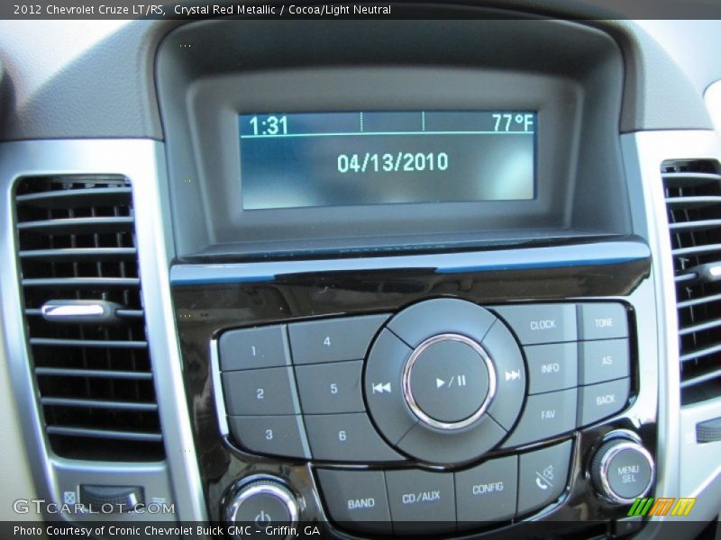 Audio System of 2012 Cruze LT/RS