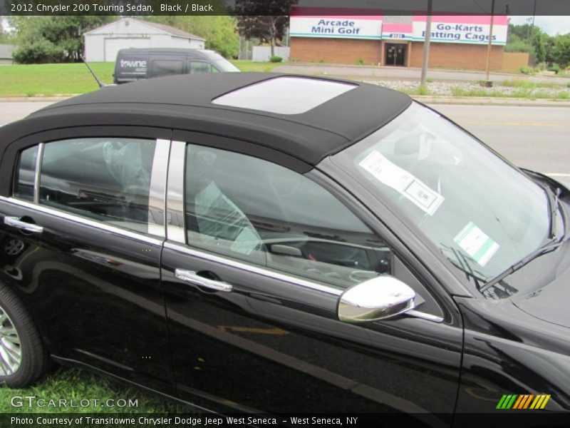 Black / Black 2012 Chrysler 200 Touring Sedan