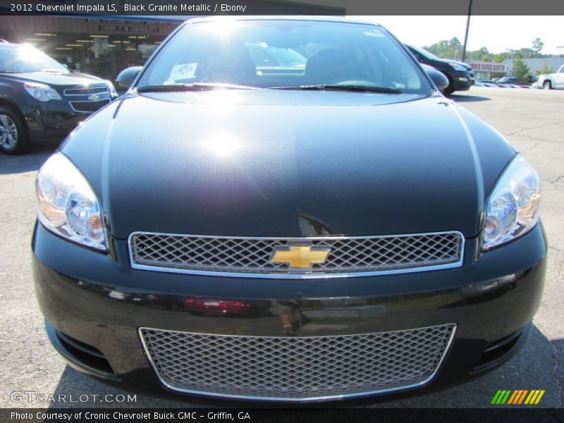 Black Granite Metallic / Ebony 2012 Chevrolet Impala LS