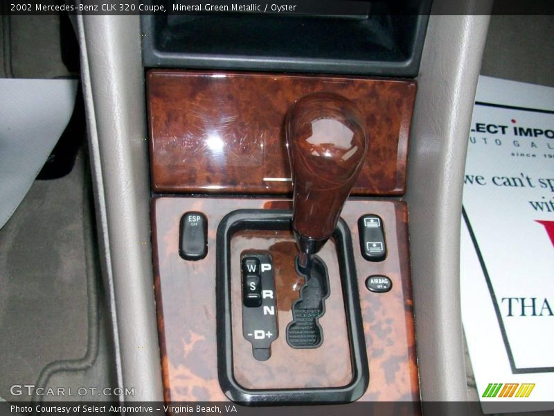 Mineral Green Metallic / Oyster 2002 Mercedes-Benz CLK 320 Coupe