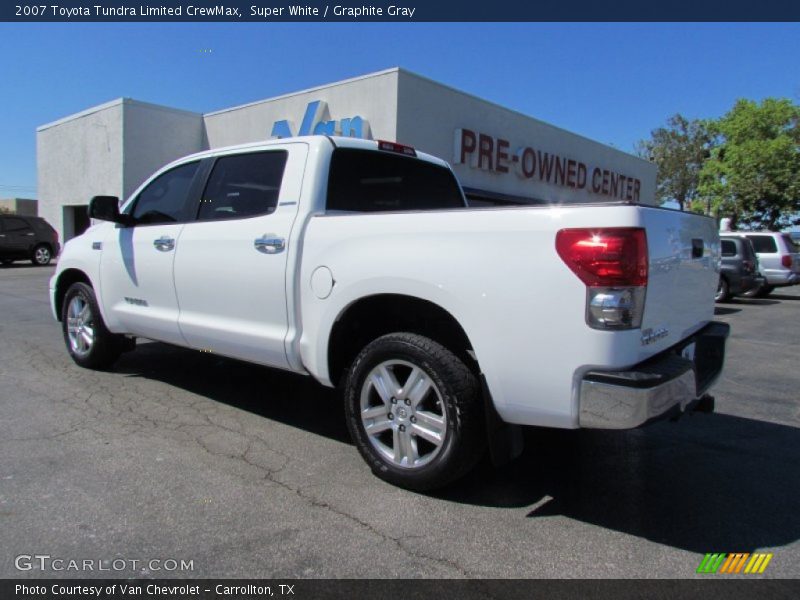 Super White / Graphite Gray 2007 Toyota Tundra Limited CrewMax