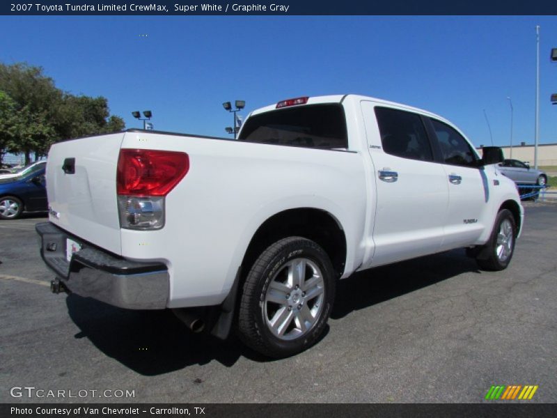 Super White / Graphite Gray 2007 Toyota Tundra Limited CrewMax