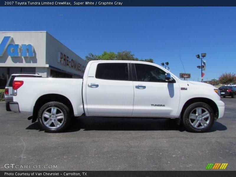 Super White / Graphite Gray 2007 Toyota Tundra Limited CrewMax