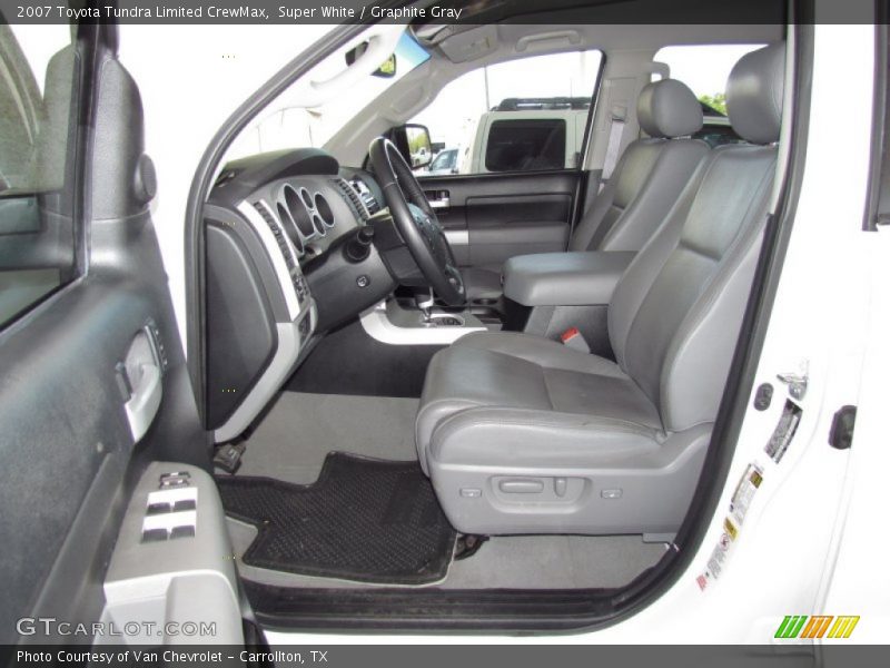 Super White / Graphite Gray 2007 Toyota Tundra Limited CrewMax