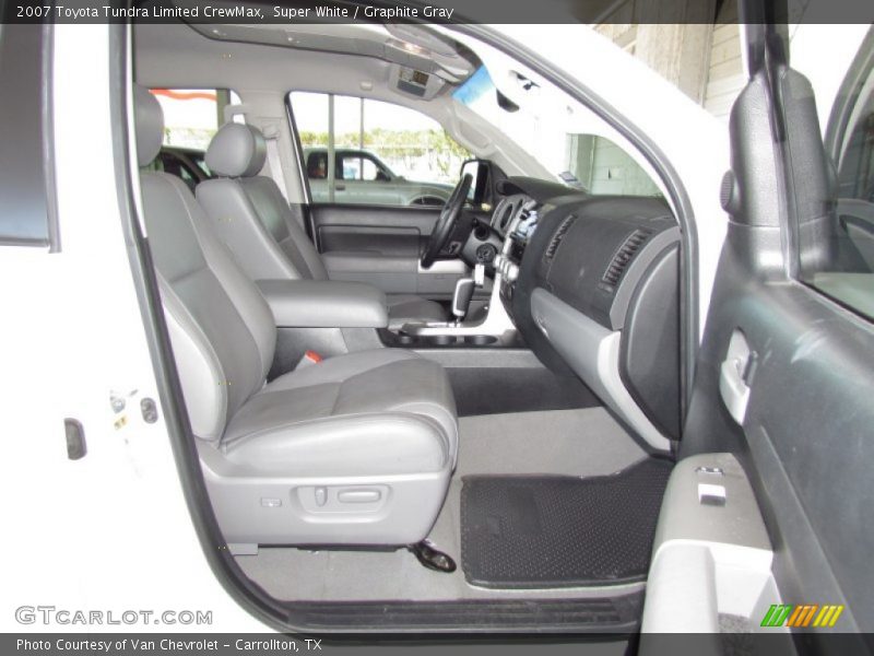 Super White / Graphite Gray 2007 Toyota Tundra Limited CrewMax