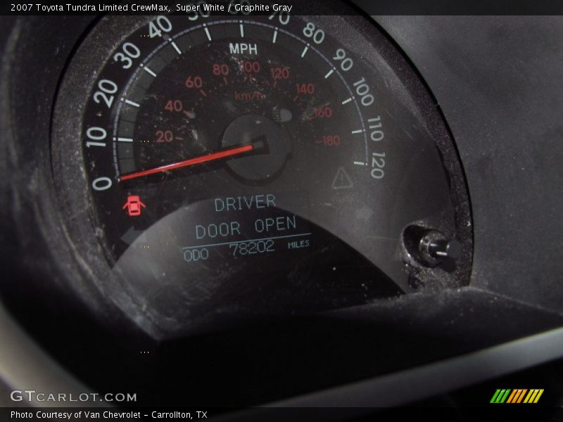 Super White / Graphite Gray 2007 Toyota Tundra Limited CrewMax