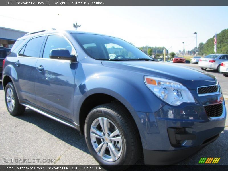 Twilight Blue Metallic / Jet Black 2012 Chevrolet Equinox LT