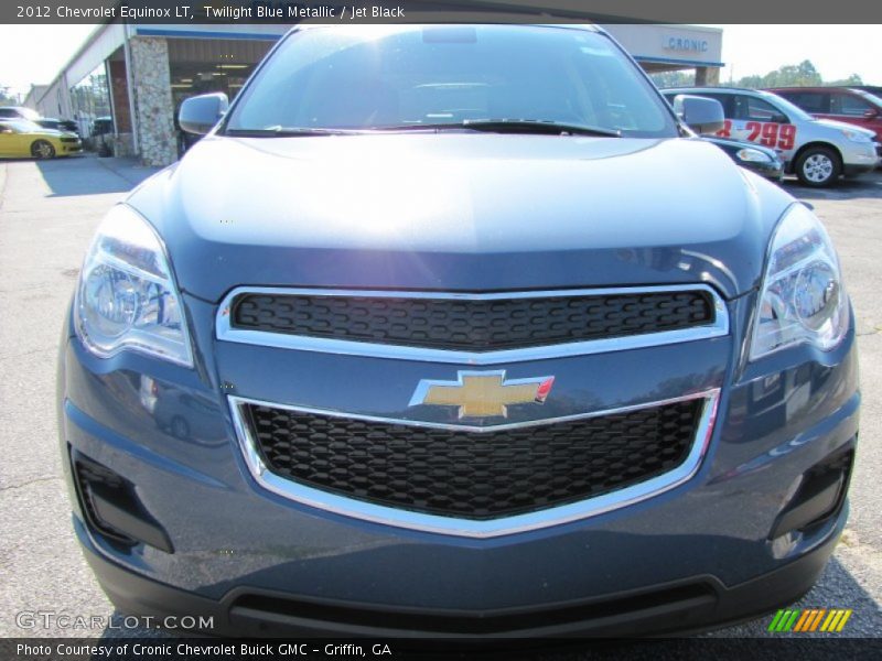 Twilight Blue Metallic / Jet Black 2012 Chevrolet Equinox LT