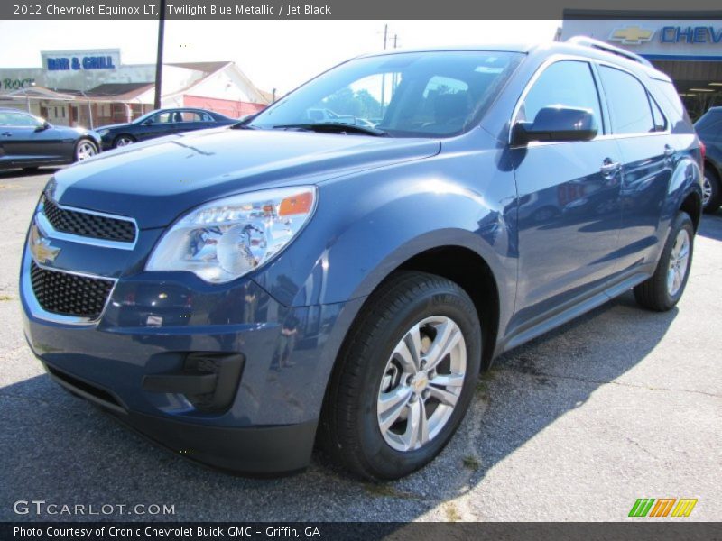 Twilight Blue Metallic / Jet Black 2012 Chevrolet Equinox LT