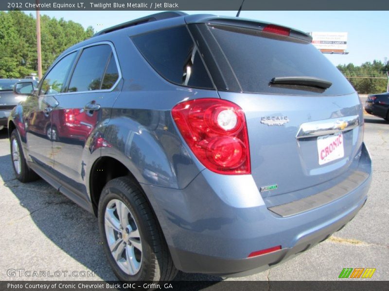 Twilight Blue Metallic / Jet Black 2012 Chevrolet Equinox LT